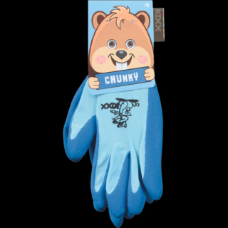 Detské pracovné rukavice CHUNKY BLUE KIXX (DETSKÉ RUKAVICE)