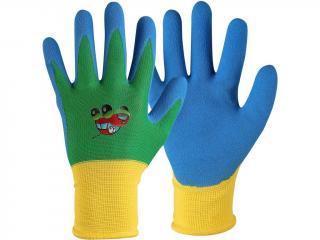 Detské pracovné rukavice DRAGO CXS modré (DETSKÉ RUKAVICE)