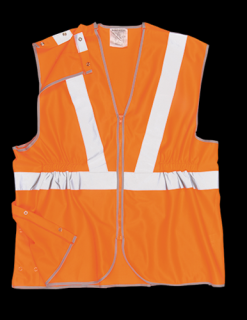 Elastická odopínacia reflexná vesta na zips GO/RT HI-VIS RT20 PW