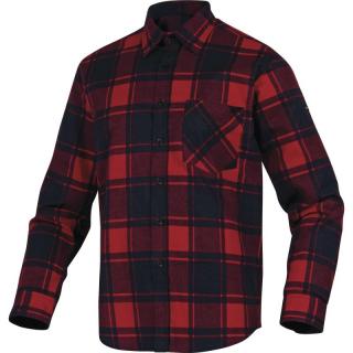 Flanelová košeľa RUBY DELTAPLUS červená/čierna