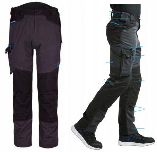 Montérkové pracovné nohavice T701 WX3 PORTWEST sivé