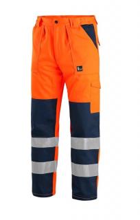 Montérkové reflexné nohavice Norwich cxs oranž/tm modrá