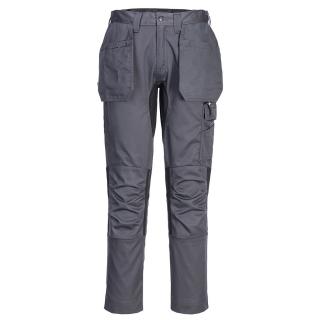 Montérkové strečové nohavice CD883 - WX2 Holster sivé