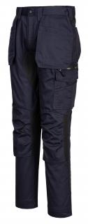 Montérkové strečové nohavice CD883 - WX2 Holster tmavomodré