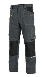 Montérkové strečové nohavice STRETCH CXS tmavosivé