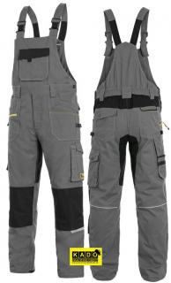 Montérkové strečové nohavice STRETCH CXS TRAKY SIVO/ČIERNE