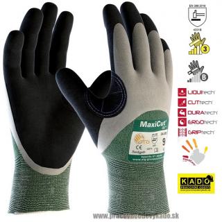 Neporezné Pracovné rukavice ATG MAXICUT OIL 34-305
