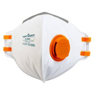 P153 - Plochý skladovací respirátor Dolomit s ventilátorom FFP1 (20ks) Portwest