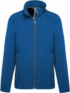 Pánska bunda 2 Layers Softshell Jacket Light royal blue