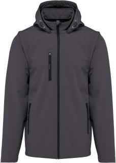 Pánska bunda Kariban Softshell Jacket 2v1 titan