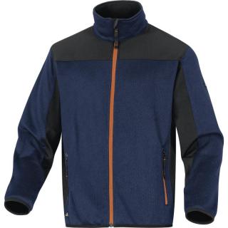 Pletená softshellová bunda BEAVER DELTAPLUS navy/oranžová dopredaj