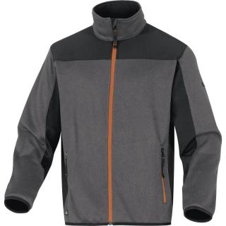 Pletená softshellová bunda BEAVER DELTAPLUS sivá/oranžová dopredaj