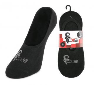 Ponožky nizke LOWER CXS ťapky Čierne 3 páry/bal