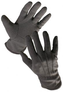 Pracovné bavlnené rukavice BUSTARD čierne