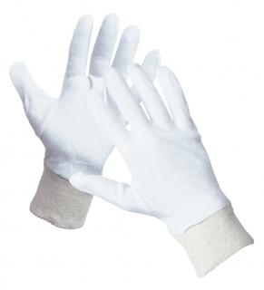 Pracovné bavlnené rukavice CORMORAN/COREY BIELE