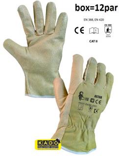Pracovné celokožené rukavice ASTAR CXS