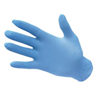 Pracovné jednorázové nitrilové rukavice A925 PW nepudr modré