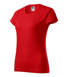 Pracovné odevy -  134 Tričko dámske Basic malfini 07 červená