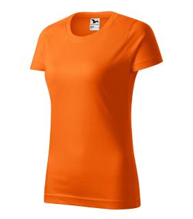 Pracovné odevy - 134 Tričko dámske Basic malfini 11 oranžová