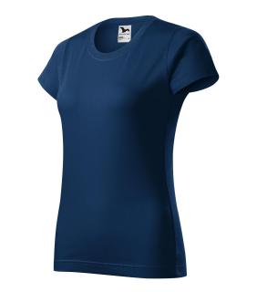 Pracovné odevy - 134 Tričko dámske Basic MALFINI 87 polnočná modrá
