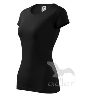 Pracovné odevy - 141 dámske tričko GLANCE 180 adler 01 čierna