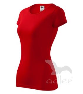 Pracovné odevy - 141 dámske tričko GLANCE 180 adler 07 červená