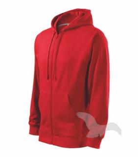 Pracovné odevy-410 mikina Trendy Zipper adler 07 červená