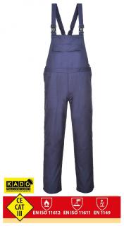 Pracovné odevy - Antistatické nehorľavé nohavice na traky PW FR37 navy