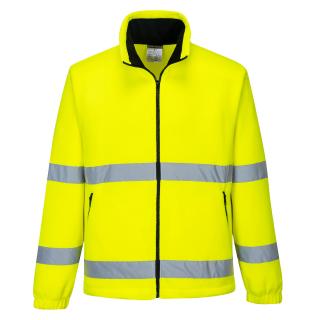 Pracovné odevy - Hi-Vis fleece bunda ESSENTIAL PORTWEST F250 žltá