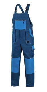 Pracovné odevy - mont. Nohavice LUXY ROBIN na traky modro-modré ()