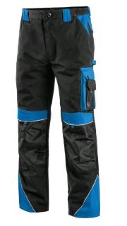 Pracovné odevy - Montérkové Nohavice SIRIUS BRIGHTON CXS do pásu čierno/modré ()