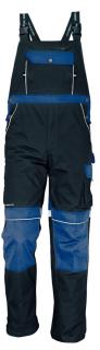 Pracovné odevy-Montérkové nohavice STANMORE s náprsenkou modré