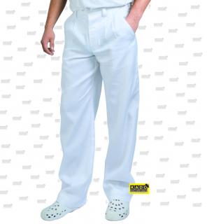 Pracovné odevy - Nohavice biele ARTUR CXS pánske