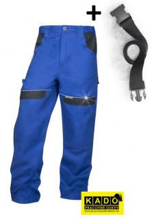 Pracovné odevy - Nohavice COOL TREND + opasok modrá/čierna (+)