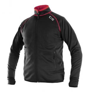 Pracovné odevy - Pánska športová bunda TORONTO CXS čierno/červená