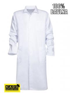 Pracovné odevy - Pánsky plášť ERIK biely