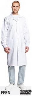 Pracovné odevy - Pánsky plášť FERN Červa biely