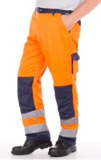 Pracovné odevy - Reflexné nohavice TX51 PORTWEST HI-VIS oranžové