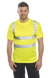 Pracovné odevy - reflexné tričko S478 Portwest žltá