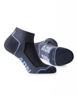 Pracovné odevy - rýchloschnúce Ponožky ADN sivo/modré