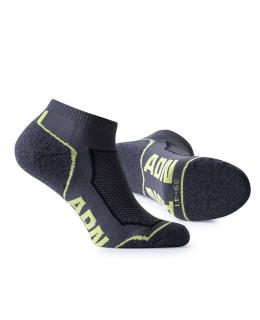 Pracovné odevy - rýchloschnúce Ponožky ADN sivo/zelené