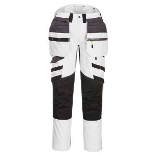 Pracovné odevy - Strečové nohavice HOLSTER DX440 PORTWEST bielo/sivé