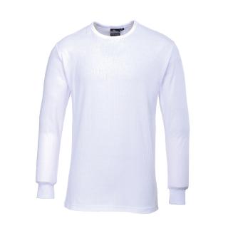 Pracovné odevy - termo tričko s dlhým rukávom b123 Portwest biele