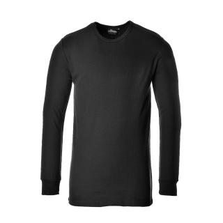 Pracovné odevy - termo tričko s dlhým rukávom b123 Portwest čierne
