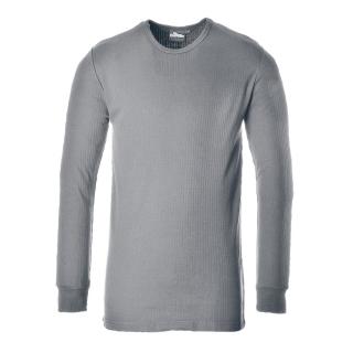 Pracovné odevy - termo tričko s dlhým rukávom b123 Portwest sivé
