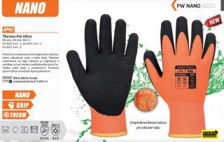 Pracovné oleju/vode odolné zateplené rukavice AP02 Thermo Pro Ultra PORTWEST