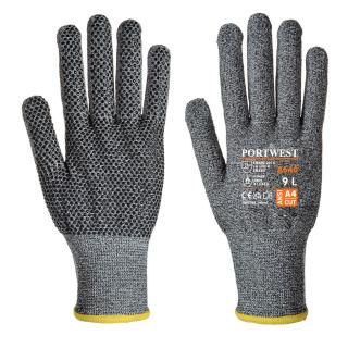 Pracovné protiporezné rukavice a640 Sabre-Dot-PVC PW