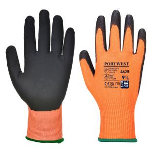 Pracovné protiporezné rukavice Vis-tex A625 Portwest ORANŽOVÉ ()