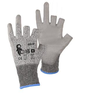 Pracovné protiporezné trojprsté rukavice CITA 3F CXS