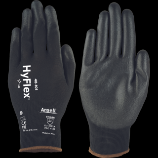 Pracovné rukavice  ANSELL 48-101 HyFlex SensiLite čierne